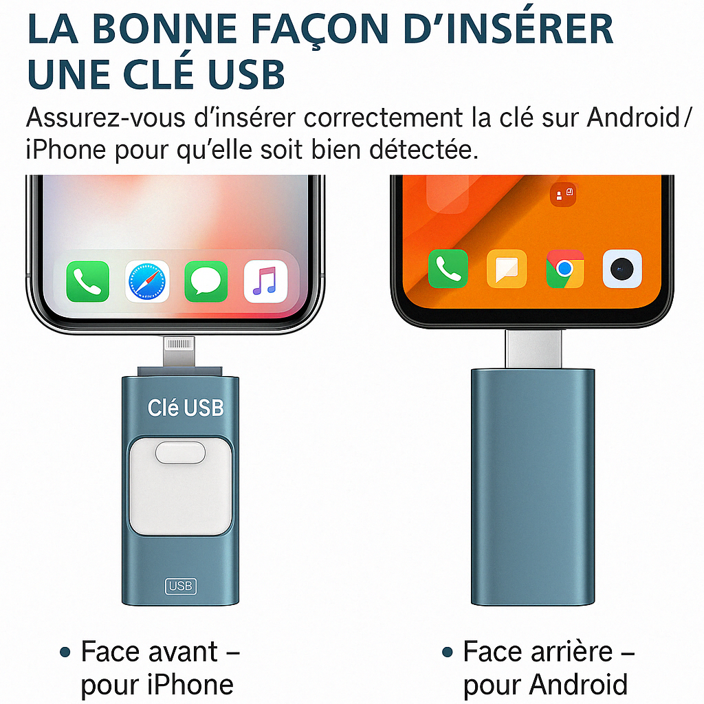 Clé USB 4 en 1