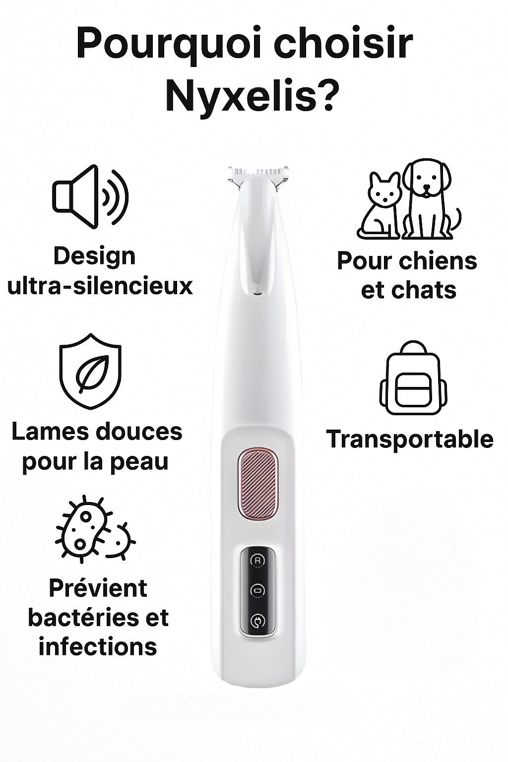 Tondeuse Sécurisée pour Animaux